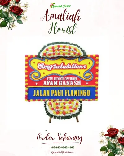 Bunga Papan Congratulation di Cempaka Putih Timur